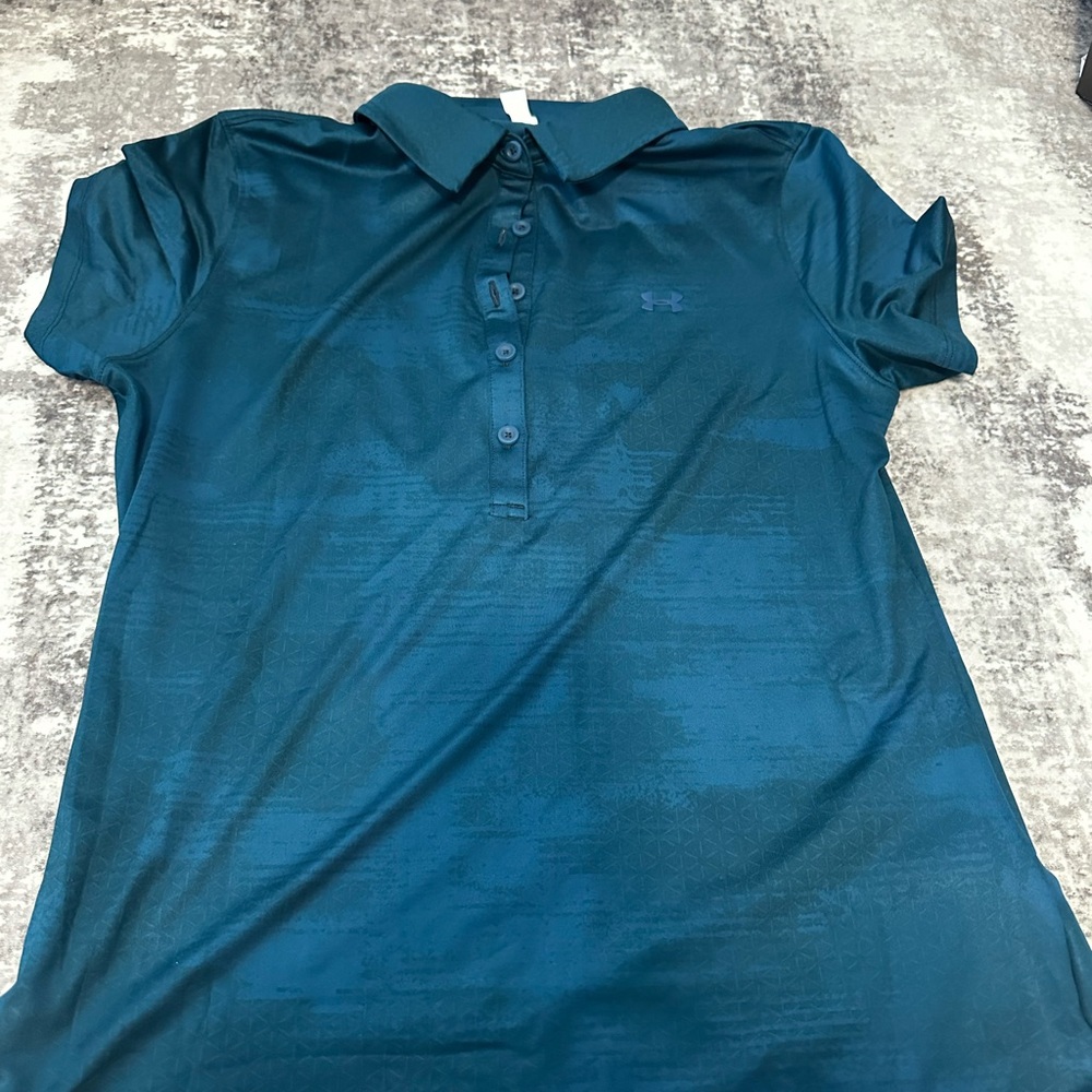 Under Armour Dark Teal HeatGear Shirt